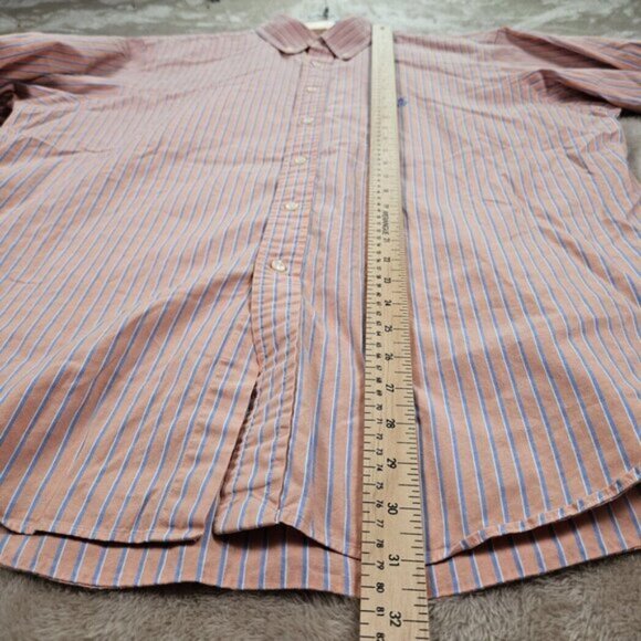 Ralph Lauren Dress Shirt Classic Fit Striped Long Sleeve Men's Size 17.5-36/37 - Picture 6 of 10